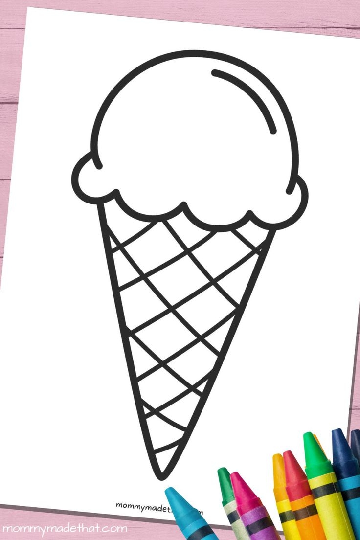 Fun Ice Cream Cone Templates For Crafts Coloring Fun Ice Cream Cone Templates For Crafts Coloring