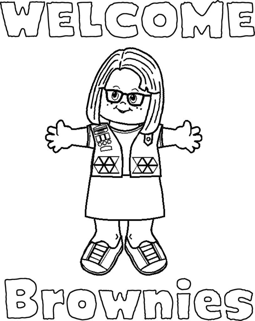 Girl Scout Coloring Pages Books 100 FREE And Printable Girl Scout Coloring Pages Books 100 FREE And Printable