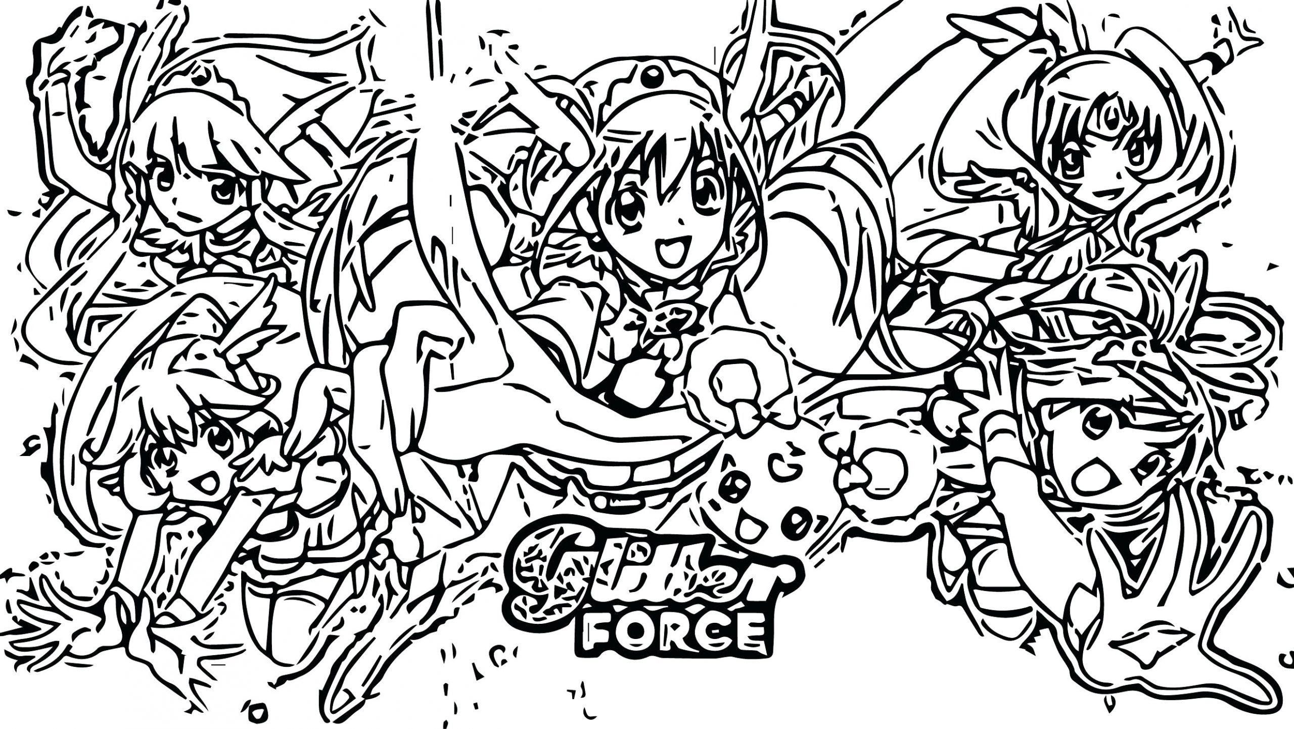 glitter force coloring pages printable glitter force coloring pages printable