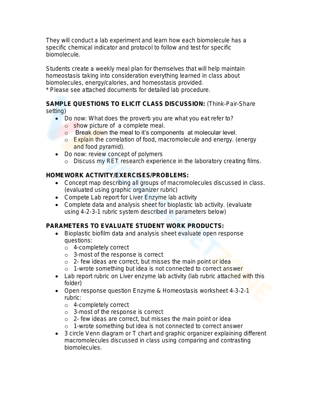 Grade 12 Homeostasis Worksheets