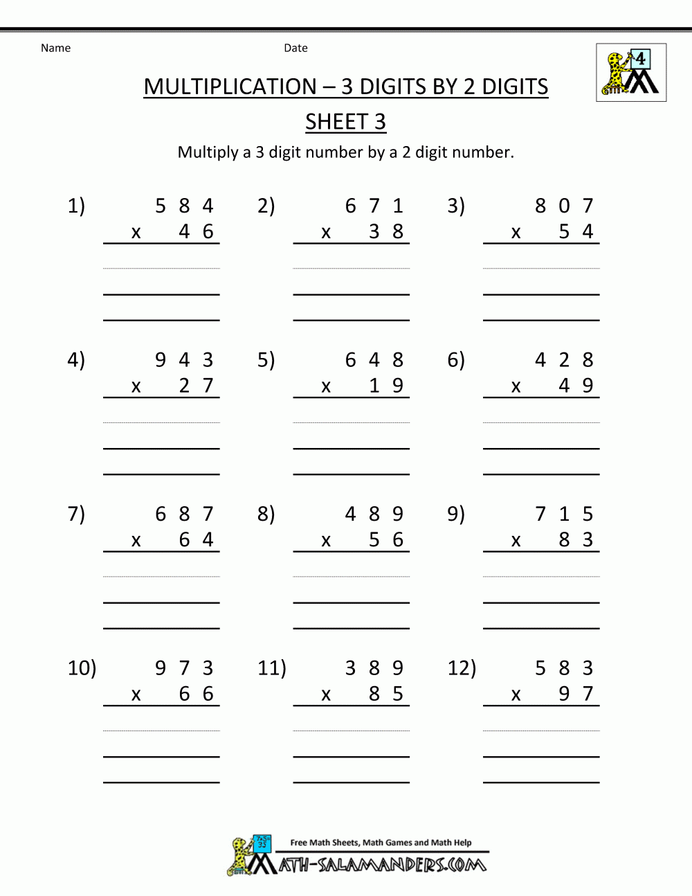 Grade 4 Four Operations Worksheets Free Printables Worksheets Library