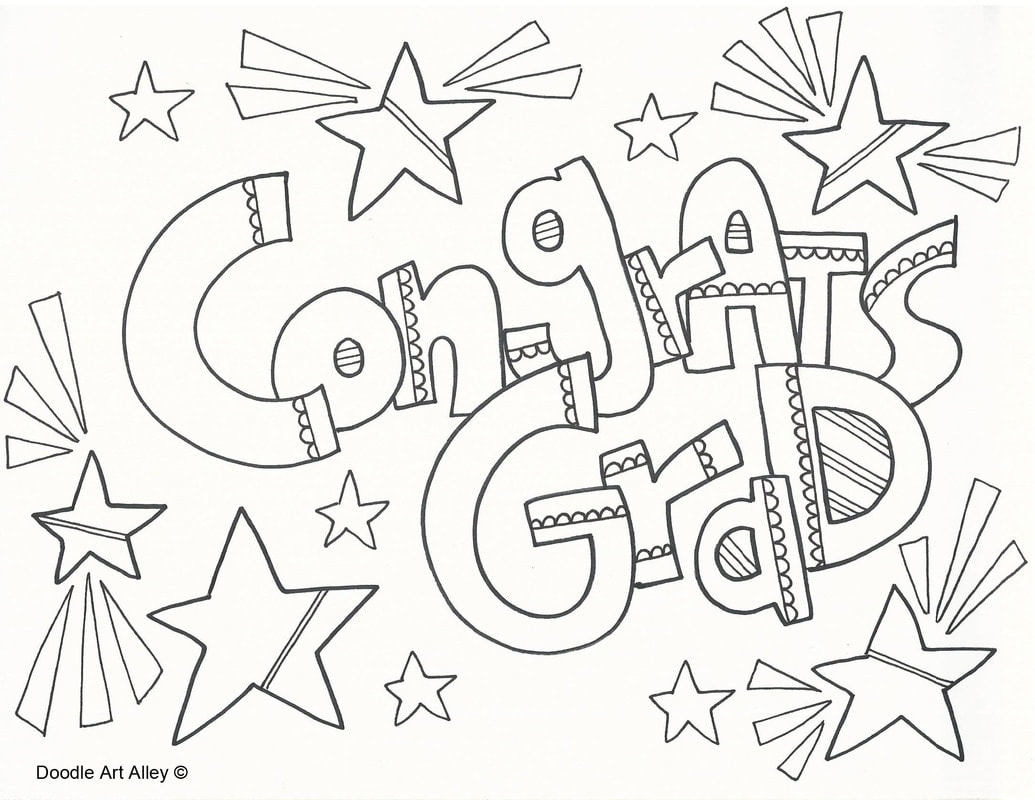 printable graduation coloring pages