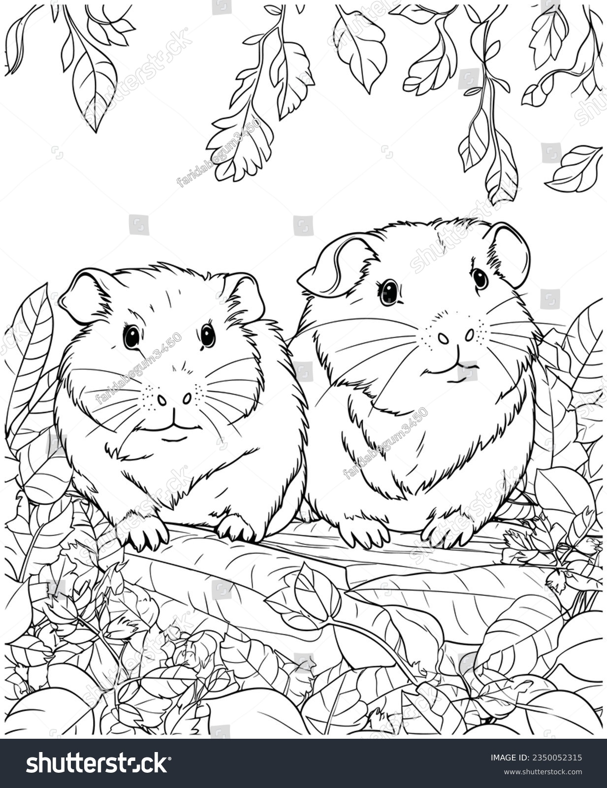 Guinea Pig Coloring Page Vector Illustration Stock Vector Royalty Free 2350052315 Shutterstock Guinea Pig Coloring Page Vector Illustration Stock Vector Royalty Free 2350052315 Shutterstock