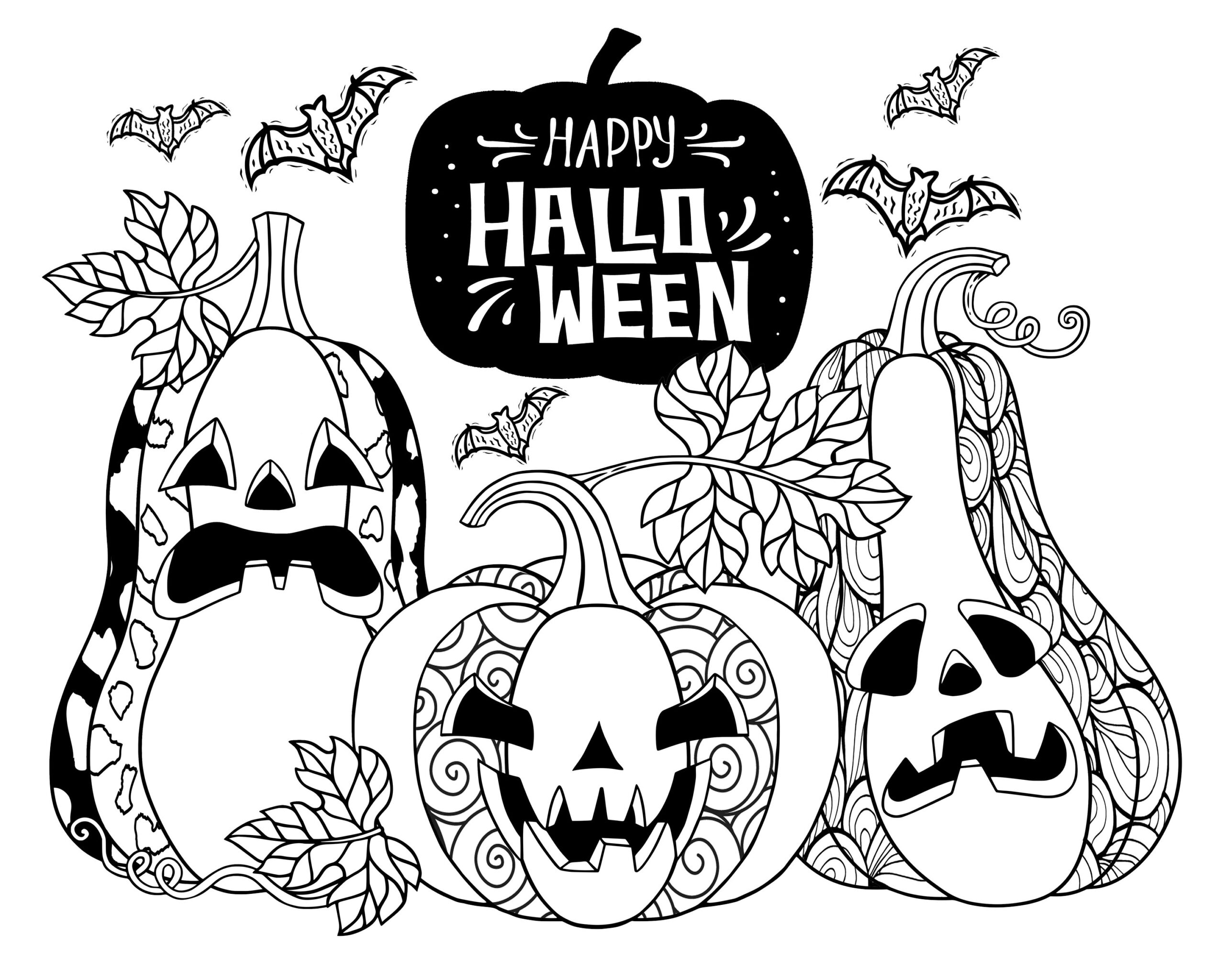 free printable halloween coloring pages