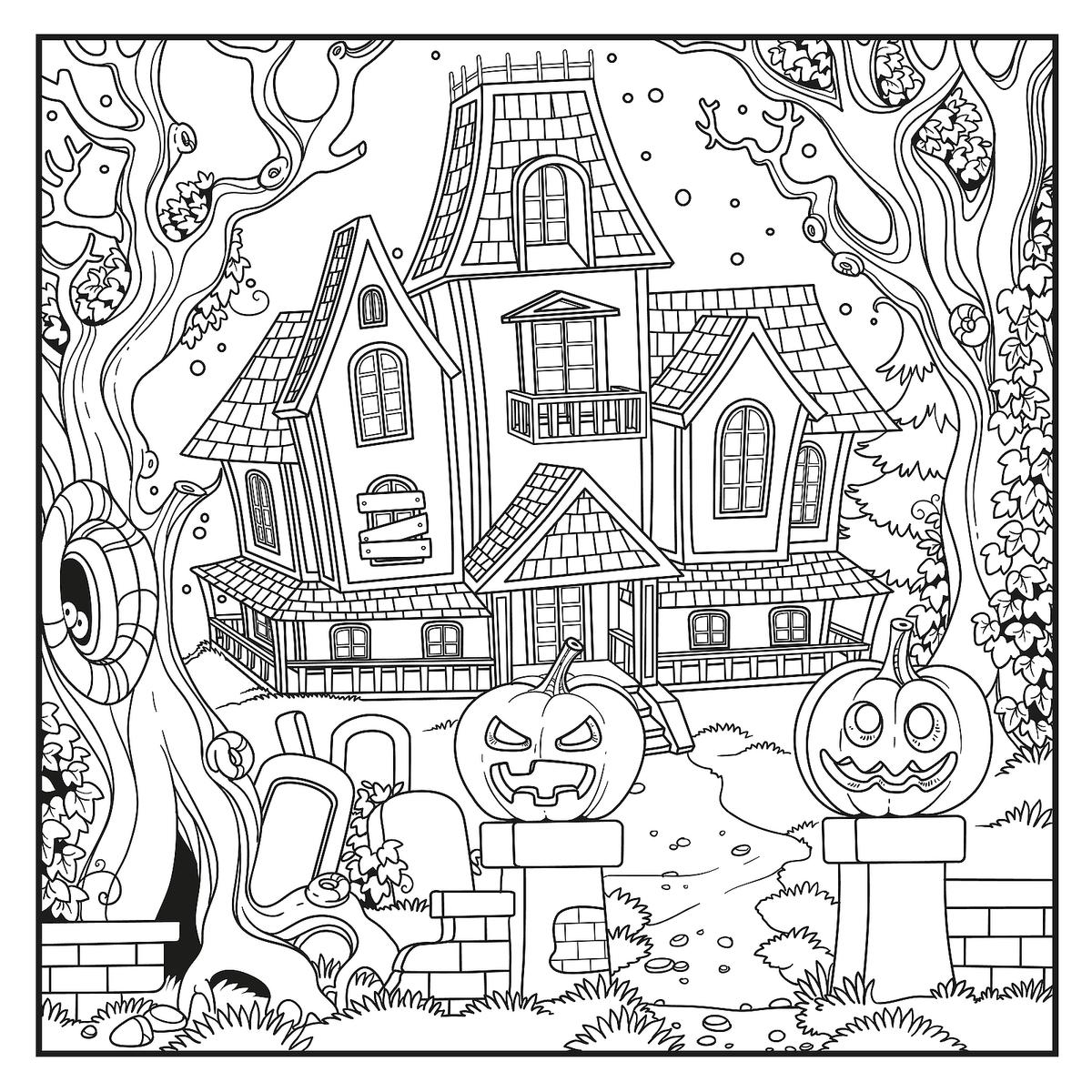 free printables halloween coloring pages