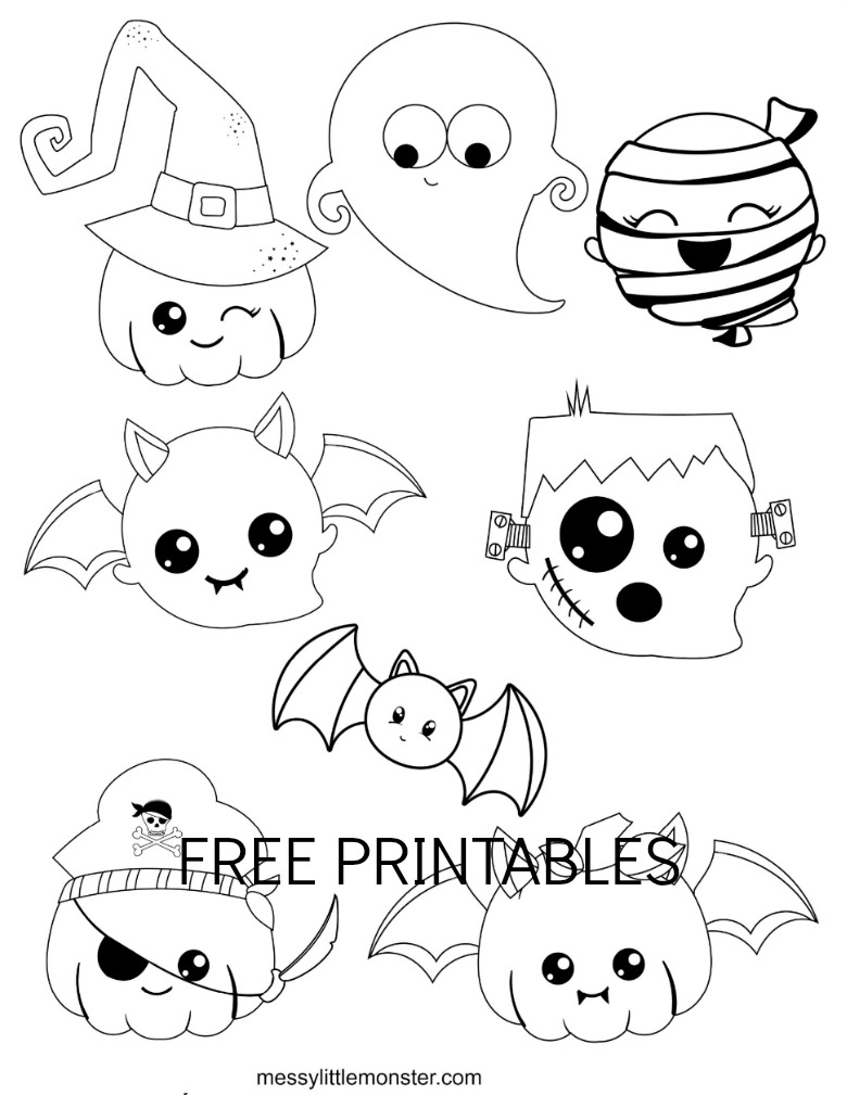 Halloween Colouring Pages For Kids Messy Little Monster Halloween Colouring Pages For Kids Messy Little Monster