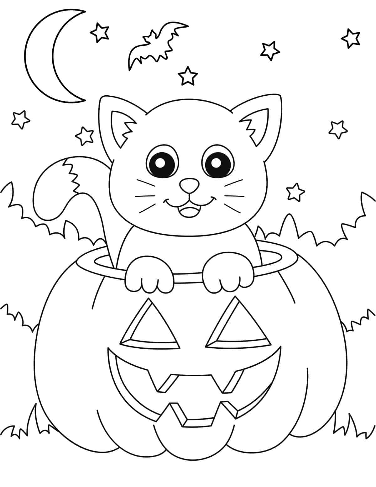 Halloween Printable Discount Coloring Sheets