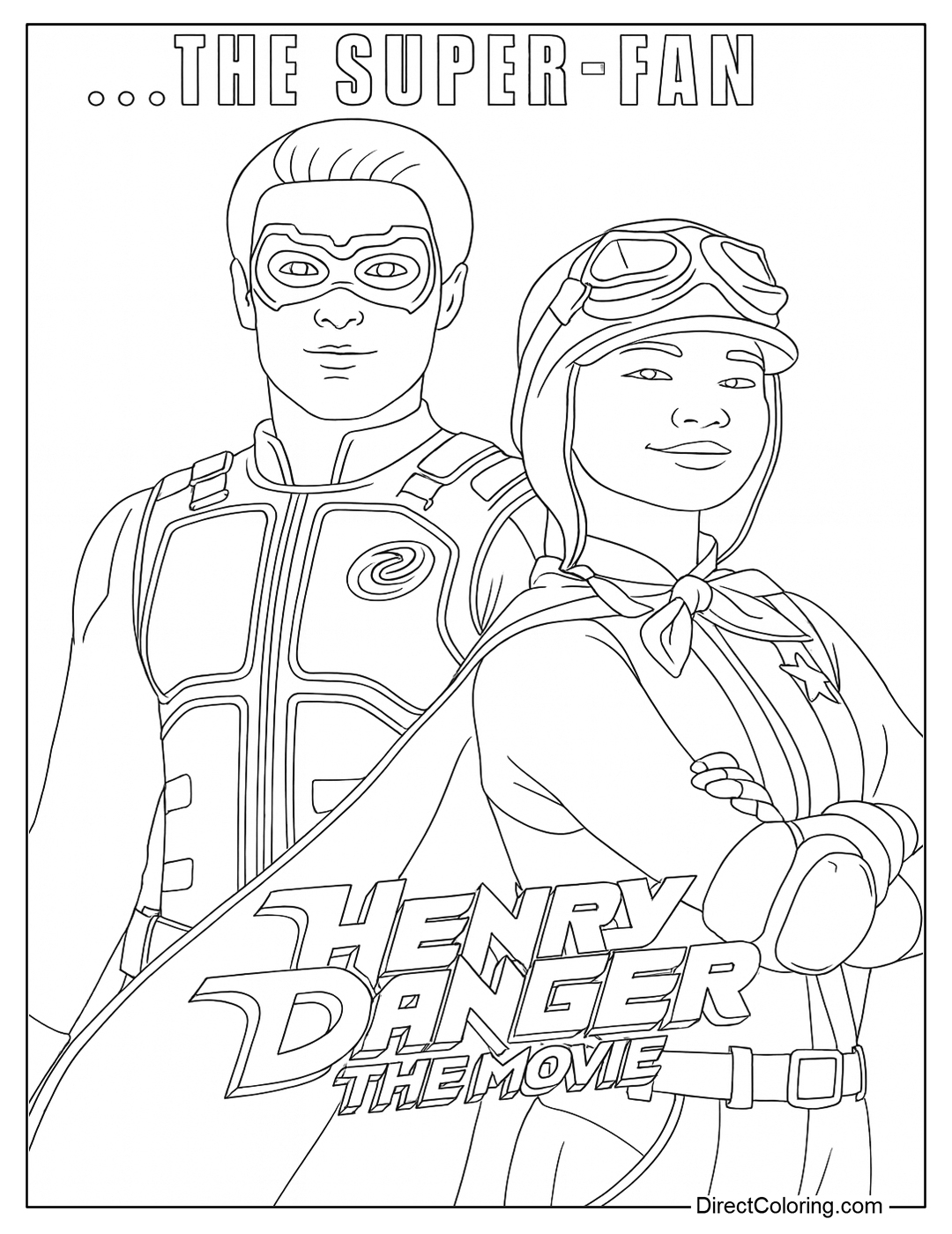 Henry Danger Coloring Pages Free PDF To Download And Print Henry Danger Coloring Pages Free PDF To Download And Print