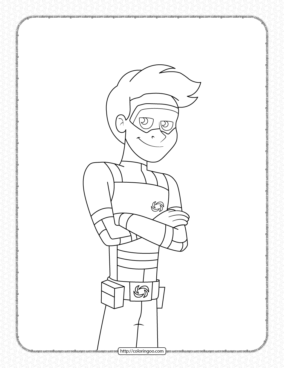 Henry Danger Pdf Coloring Page For Kids Henry Danger Pdf Coloring Page For Kids