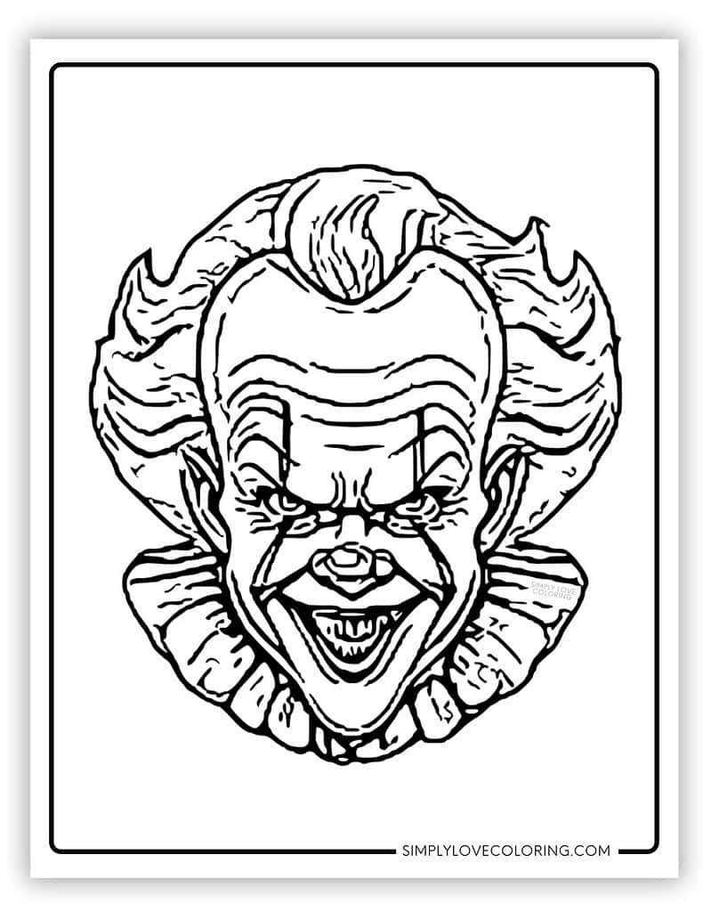 Horror Coloring Pages Free PDF Printables Simply Love Coloring Horror Coloring Pages Free PDF Printables Simply Love Coloring