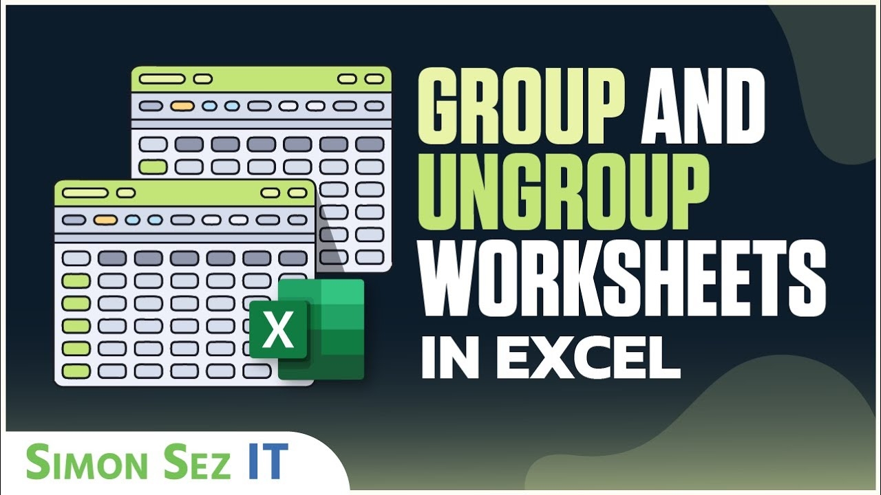 how to group worksheets in excel