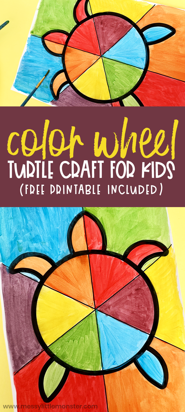 printable color wheel template kindergarten