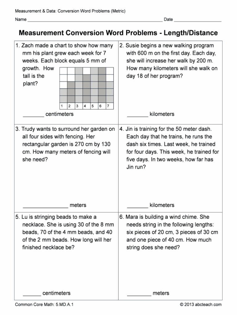 Incredible Measurements Worksheet Answers Fill Online Printable Fillable Blank PdfFiller