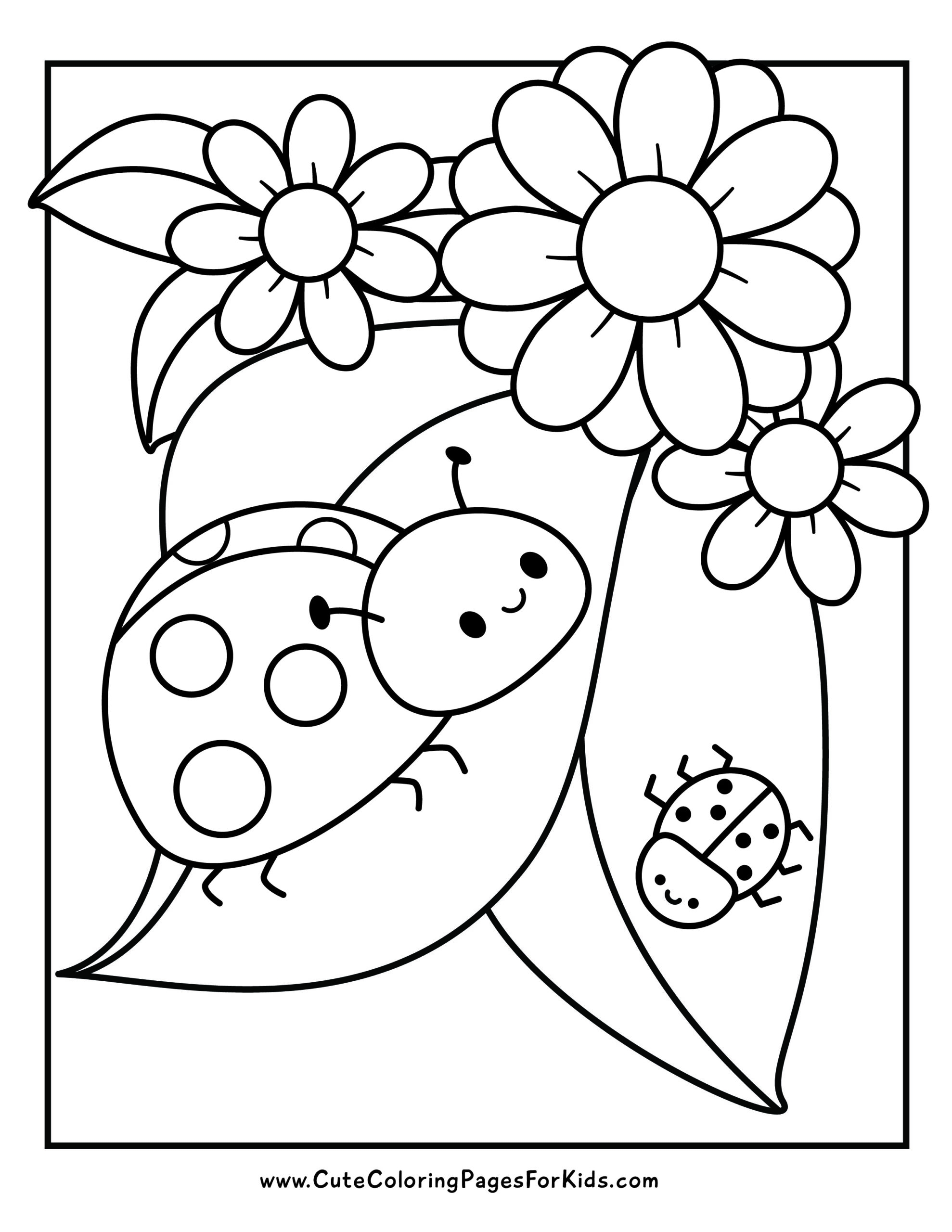 Insect Coloring Pages 12 Cute Bug Pictures To Color Cute Coloring Pages For Kids Insect Coloring Pages 12 Cute Bug Pictures To Color Cute Coloring Pages For Kids