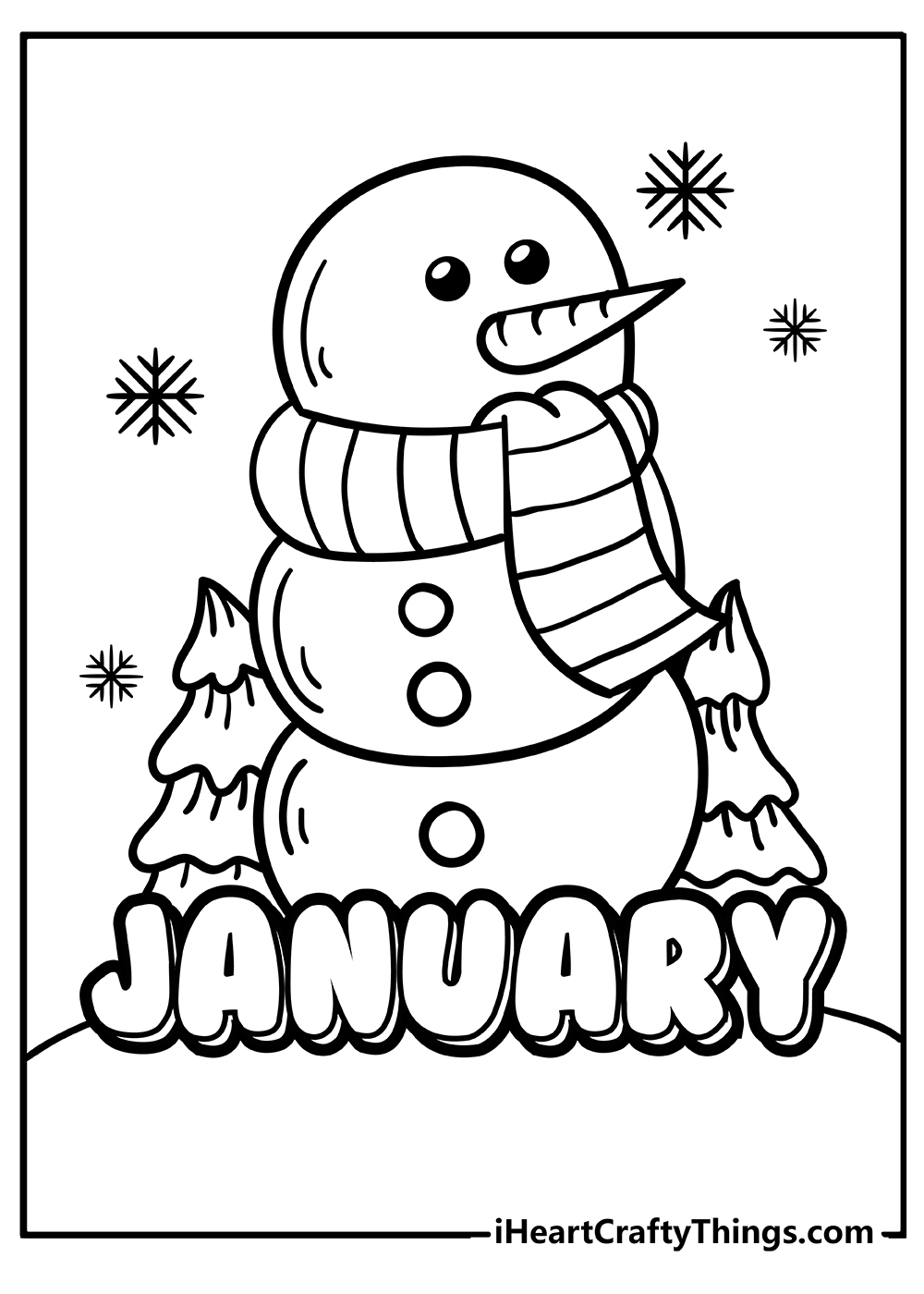 January Coloring Pages 100 Free Printables 