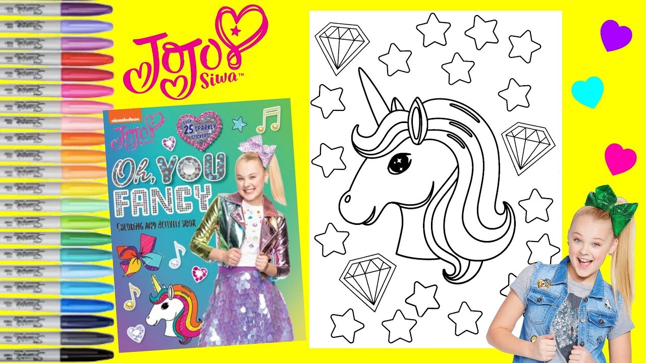 jojo siwa printable coloring pages