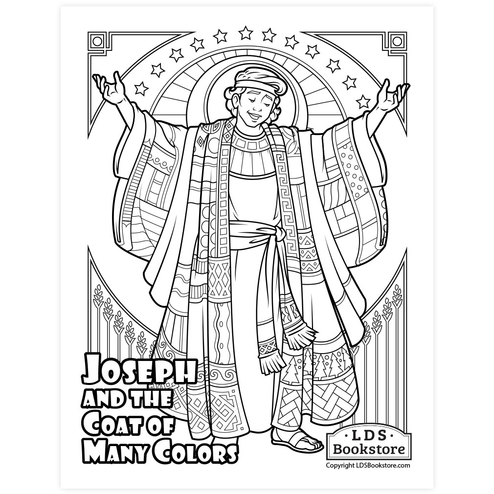 Joseph And The Coat Of Many Colors Coloring Page Printable Joseph And The Coat Of Many Colors Coloring Page Printable