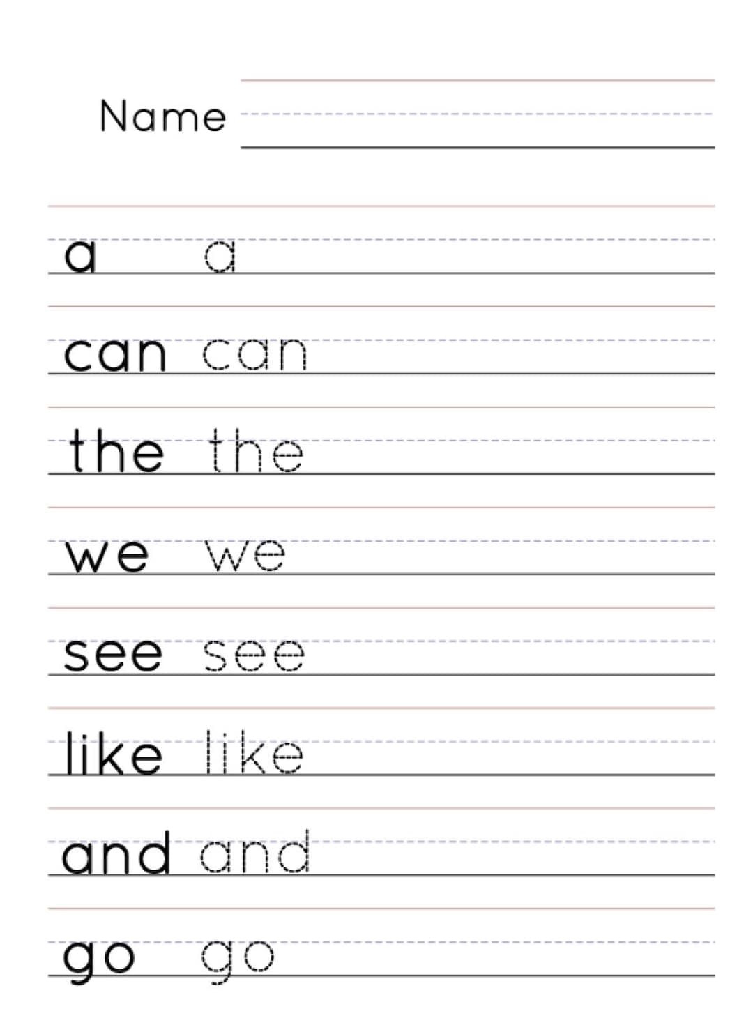 sight word practice worksheets sight word practice worksheets