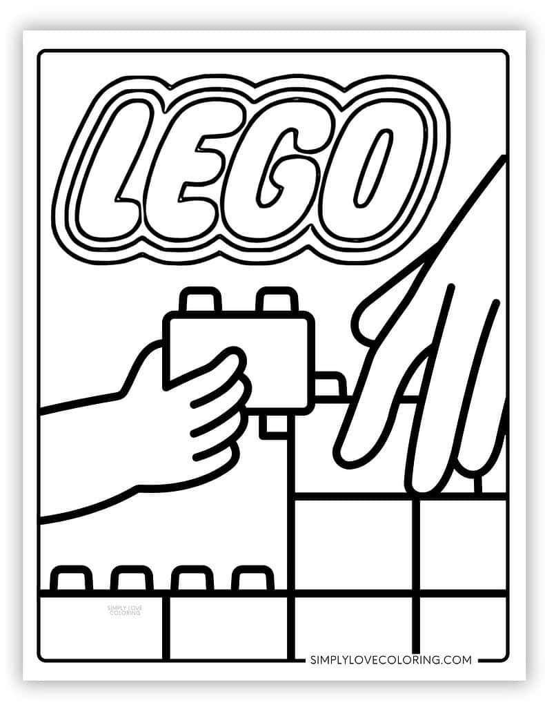 Lego Coloring Pages Free PDF Printables Simply Love Coloring
