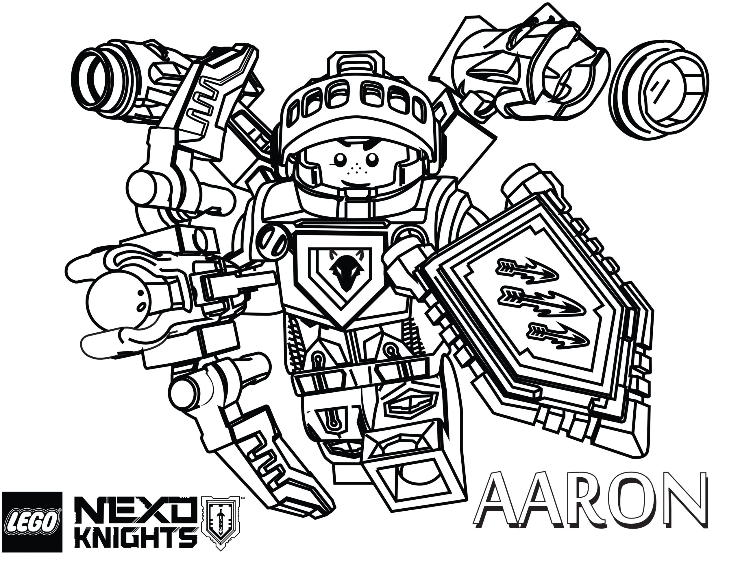 LEGO Nexo Knights Coloring Pages The Brick Fan LEGO Nexo Knights Coloring Pages The Brick Fan