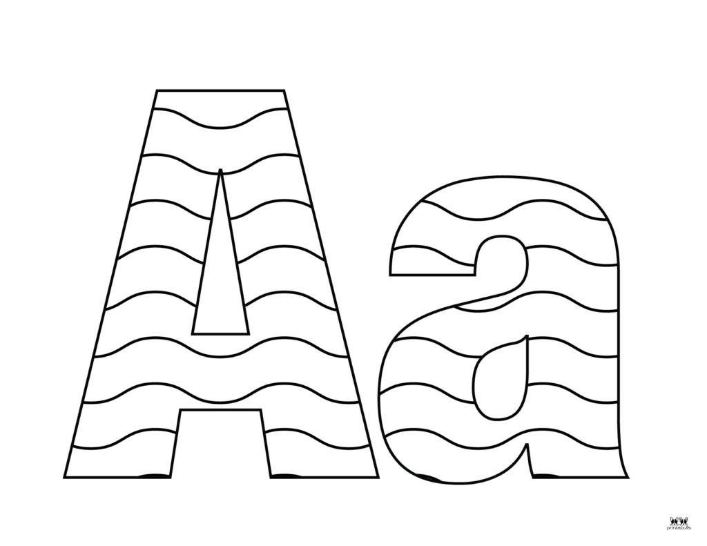 Letter A Coloring Pages 15 FREE Pages Printabulls