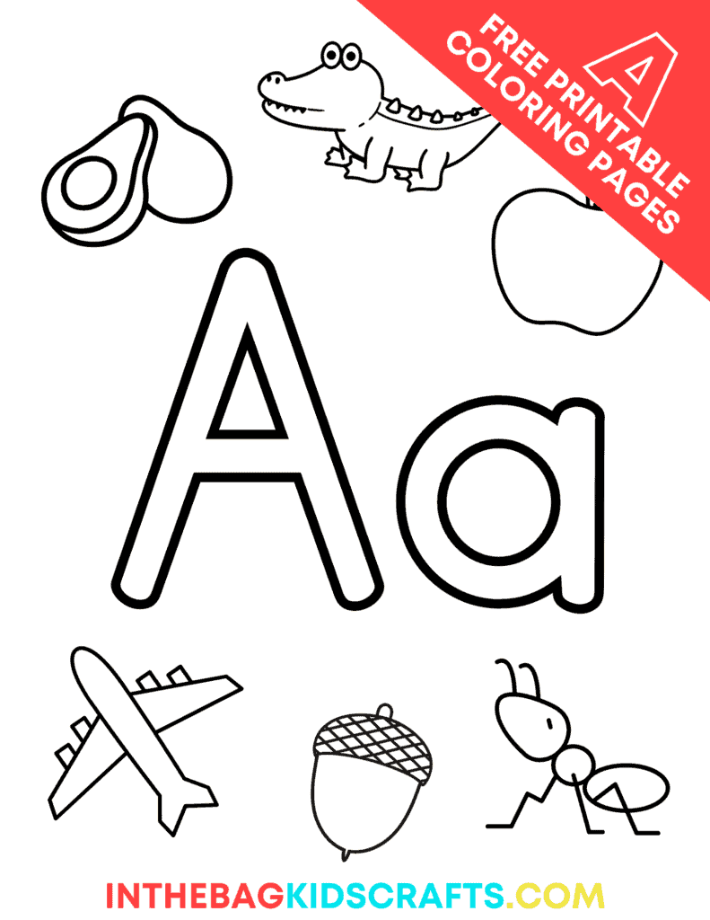 letter printable coloring pages