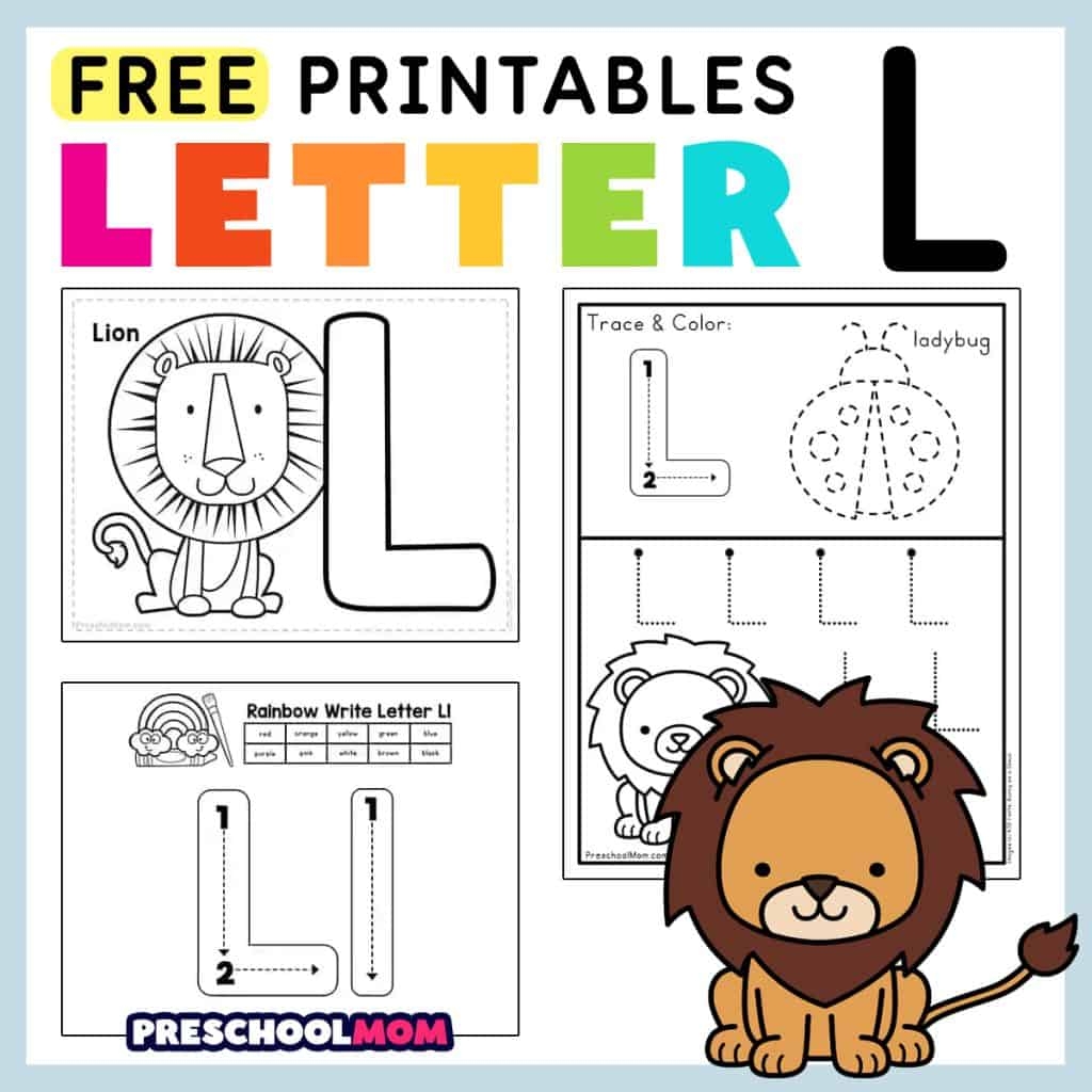 letter l worksheets