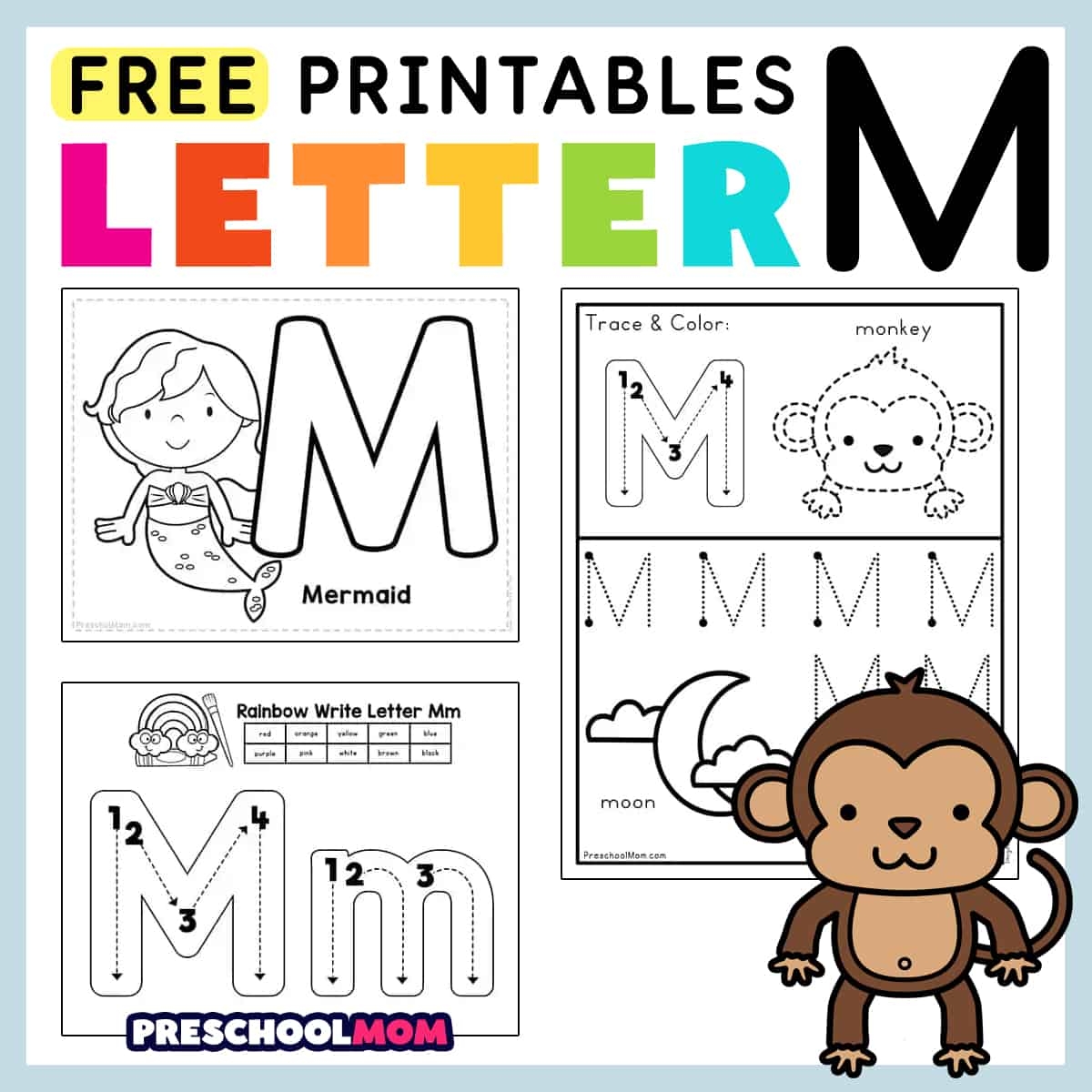 letter m worksheets