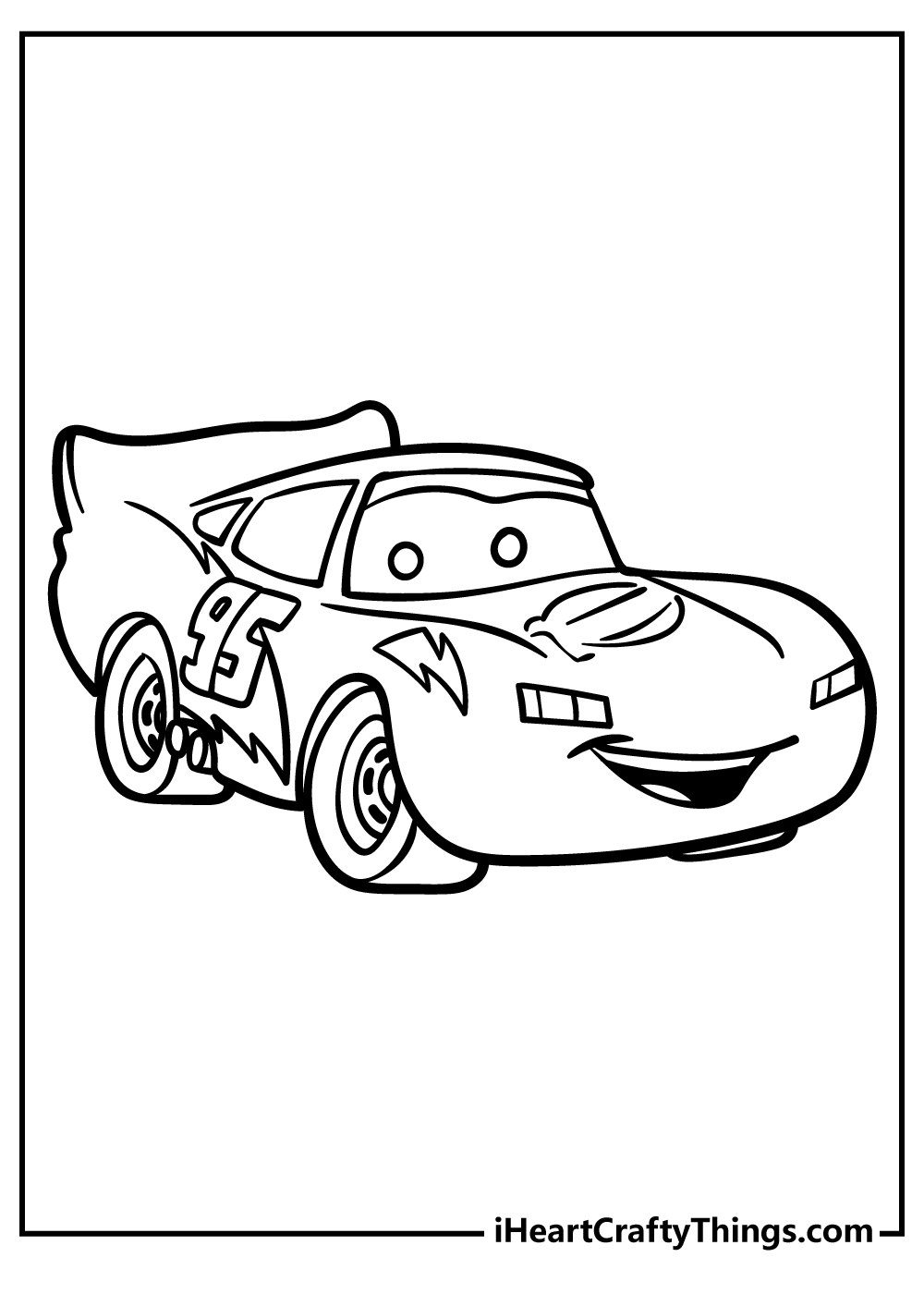 Lightning McQueen Coloring Pages 100 Free Printables 