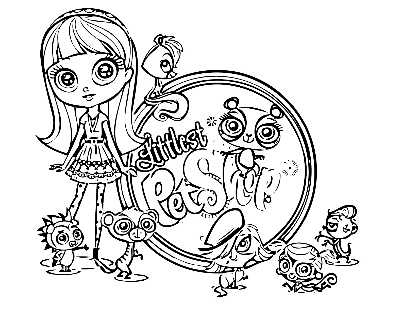 littlest pet shop coloring pages printable free