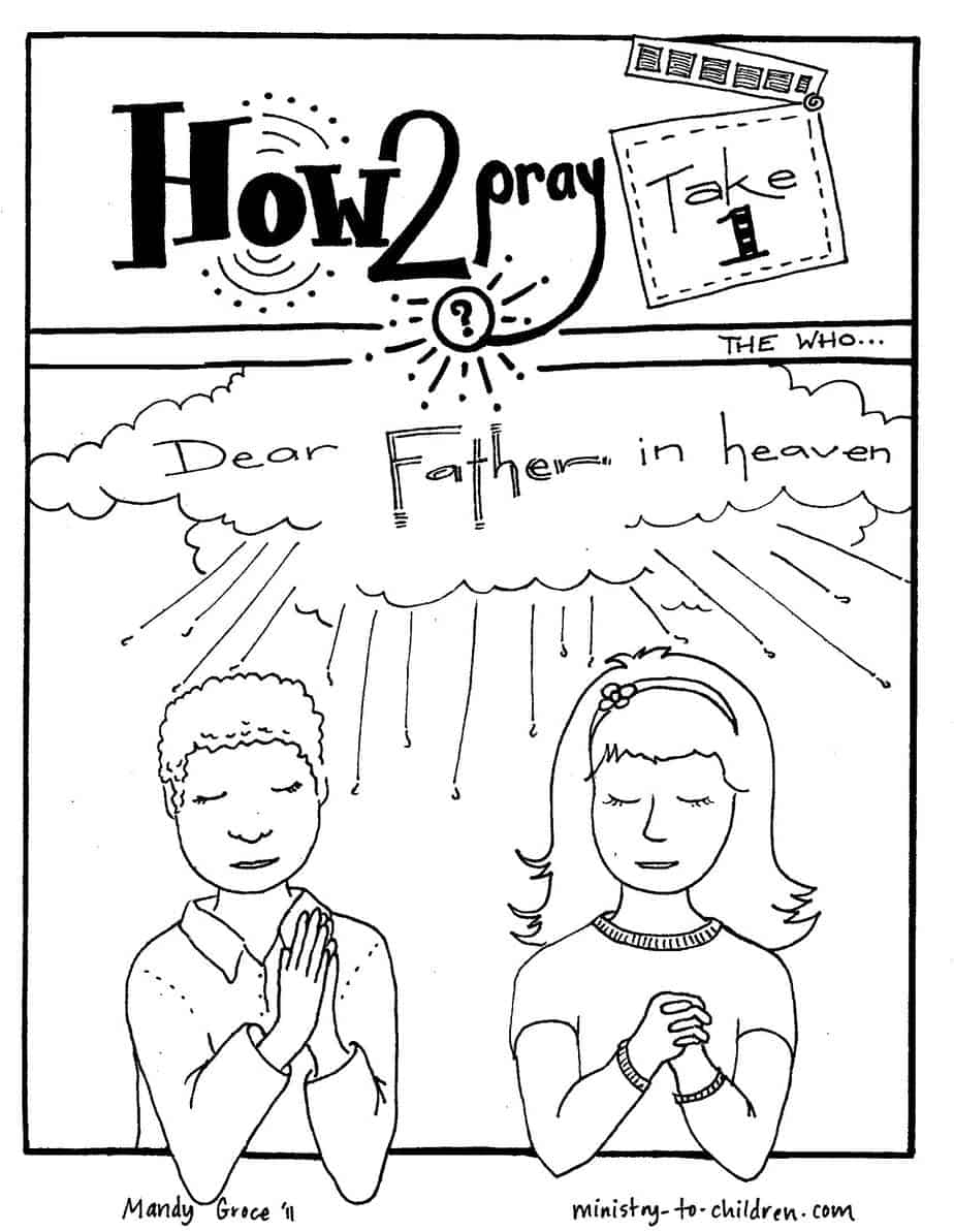 Lord s Prayer Coloring Pages