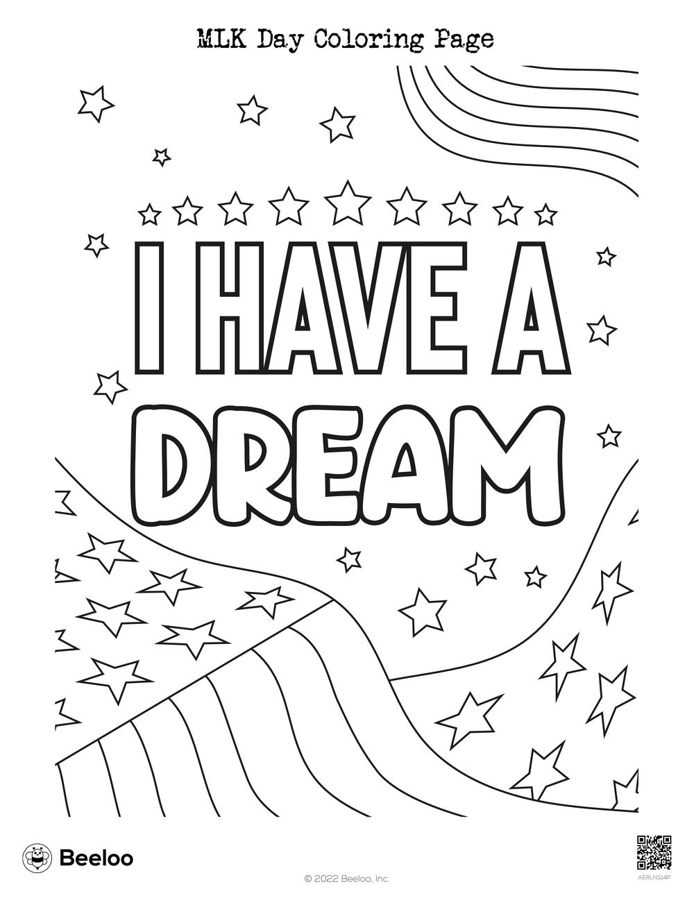 Martin Luther King Jr Day themed Coloring Pages Beeloo Printable Crafts And Activities For Kids