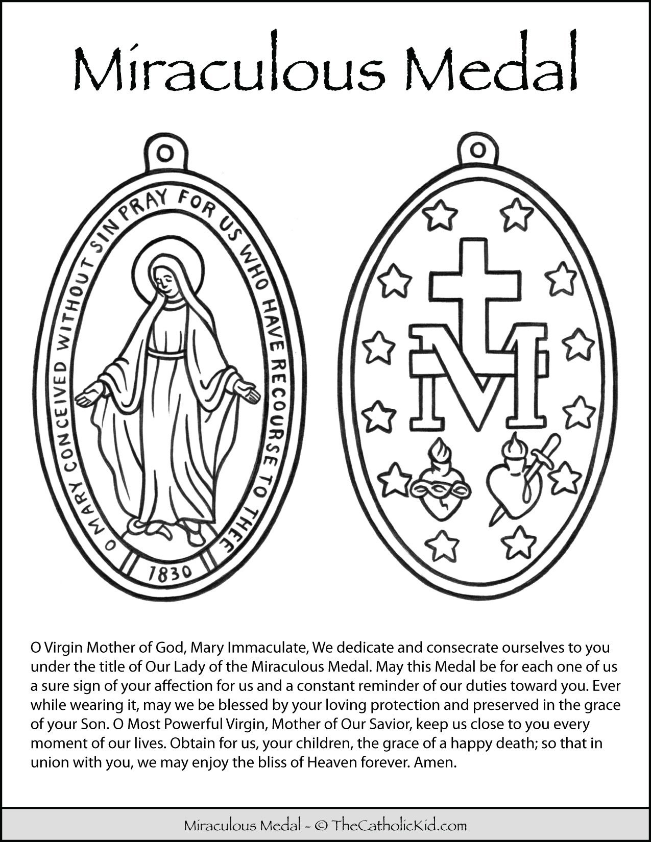 hail mary printable coloring page