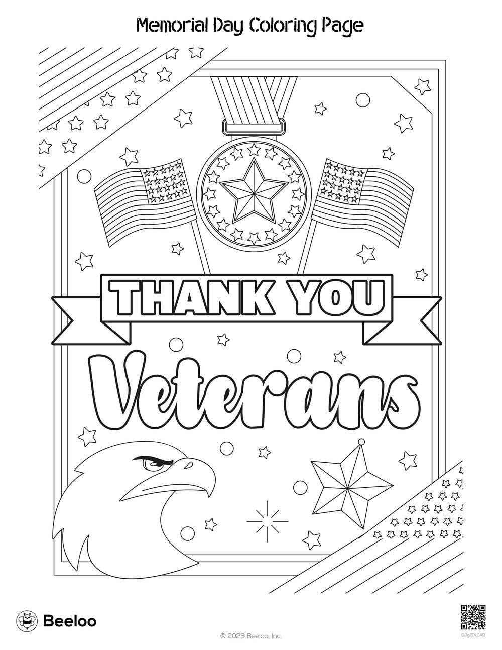Memorial Day themed Coloring Pages Beeloo Printable Crafts And Activities For Kids