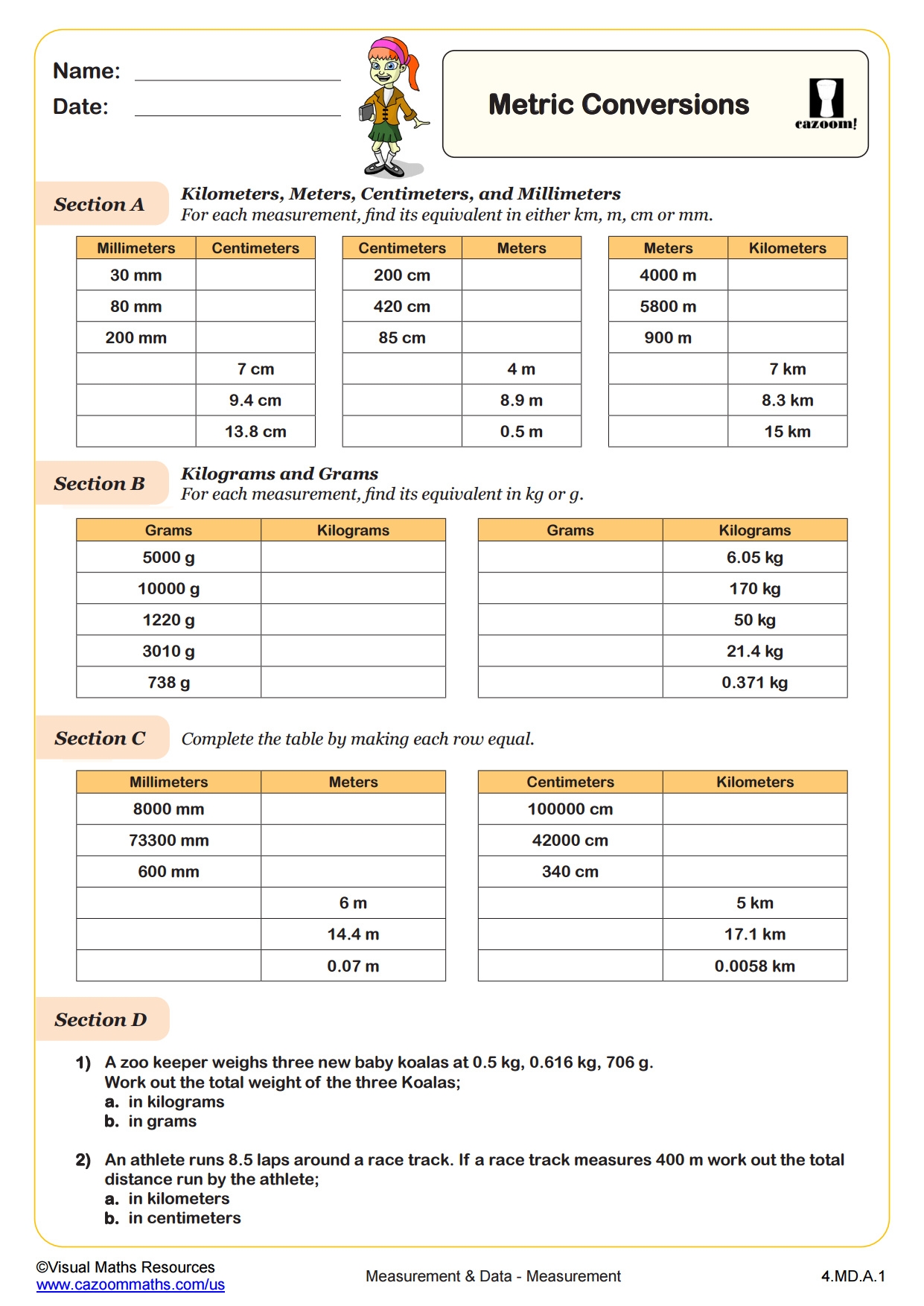 Metric Conversion Weight 2025