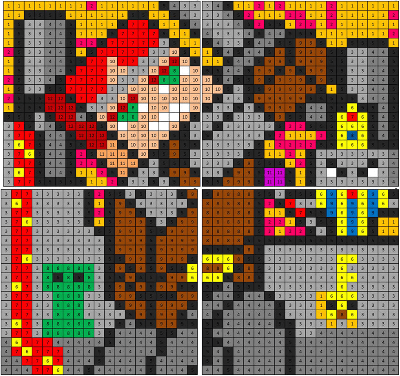 multiplication color by number printable minecraft multiplication color by number printable minecraft