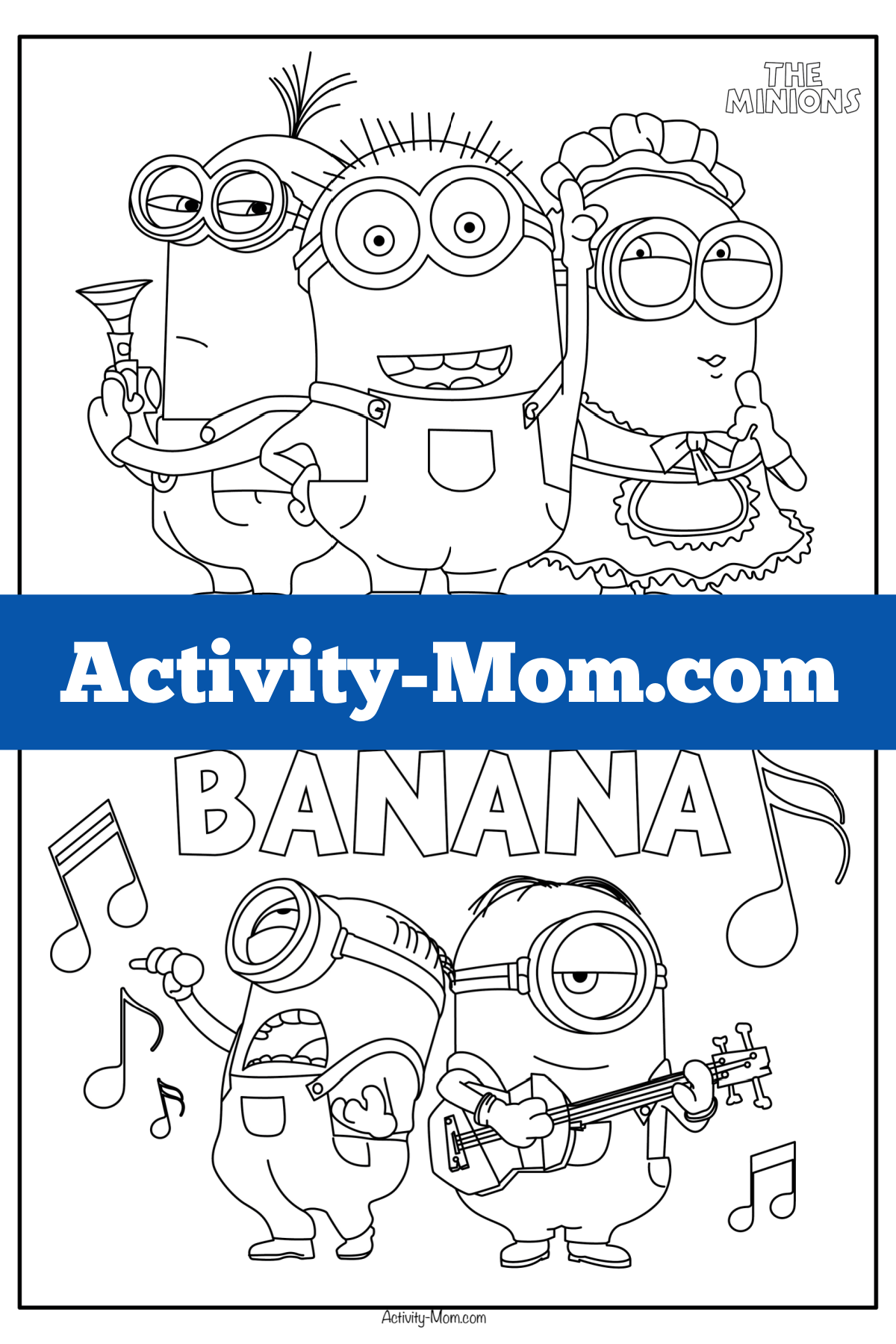 printable minion coloring pages