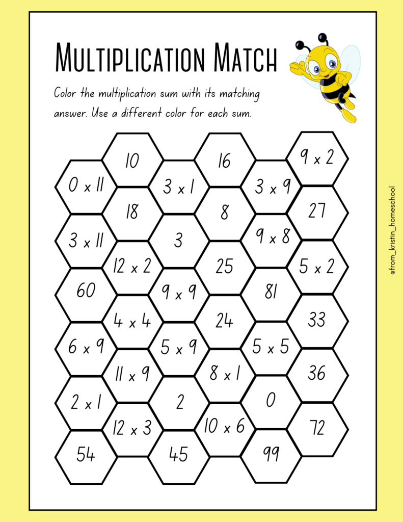 math coloring worksheets
