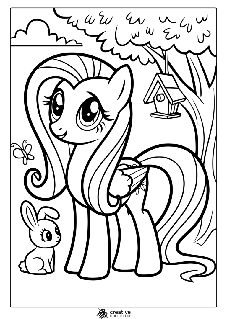 My Little Pony Coloring Pages 30 Free Printable PDF 