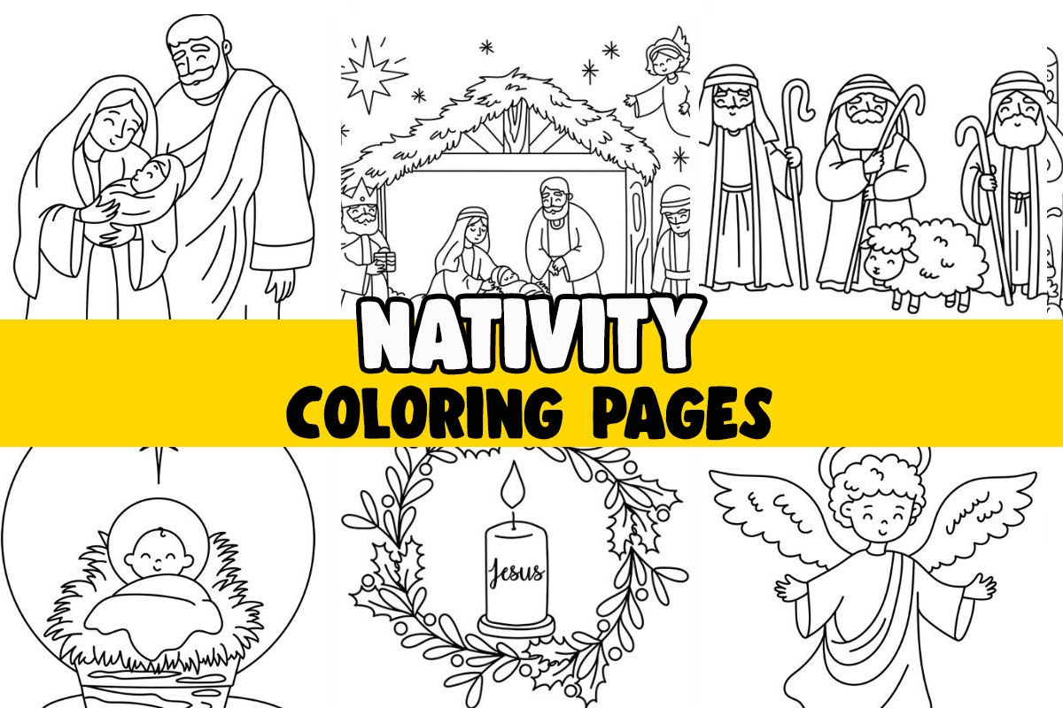 Nativity Coloring Pages Free Printables The Best Ideas For Kids