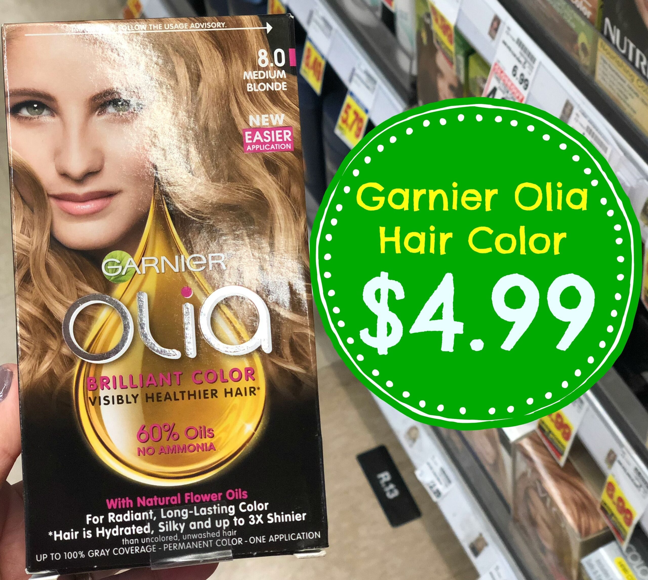NEW Garnier Coupon Olia Brilliant Color Hair Color ONLY 4 99 At Kroger Kroger Krazy