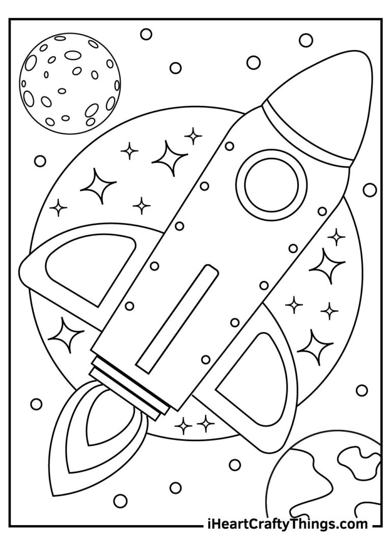Outer Space Coloring Pages
