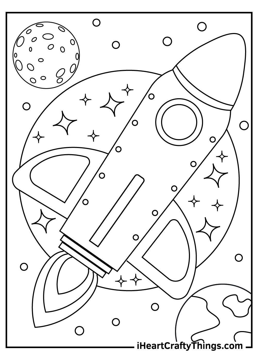 Outer Space Coloring Pages