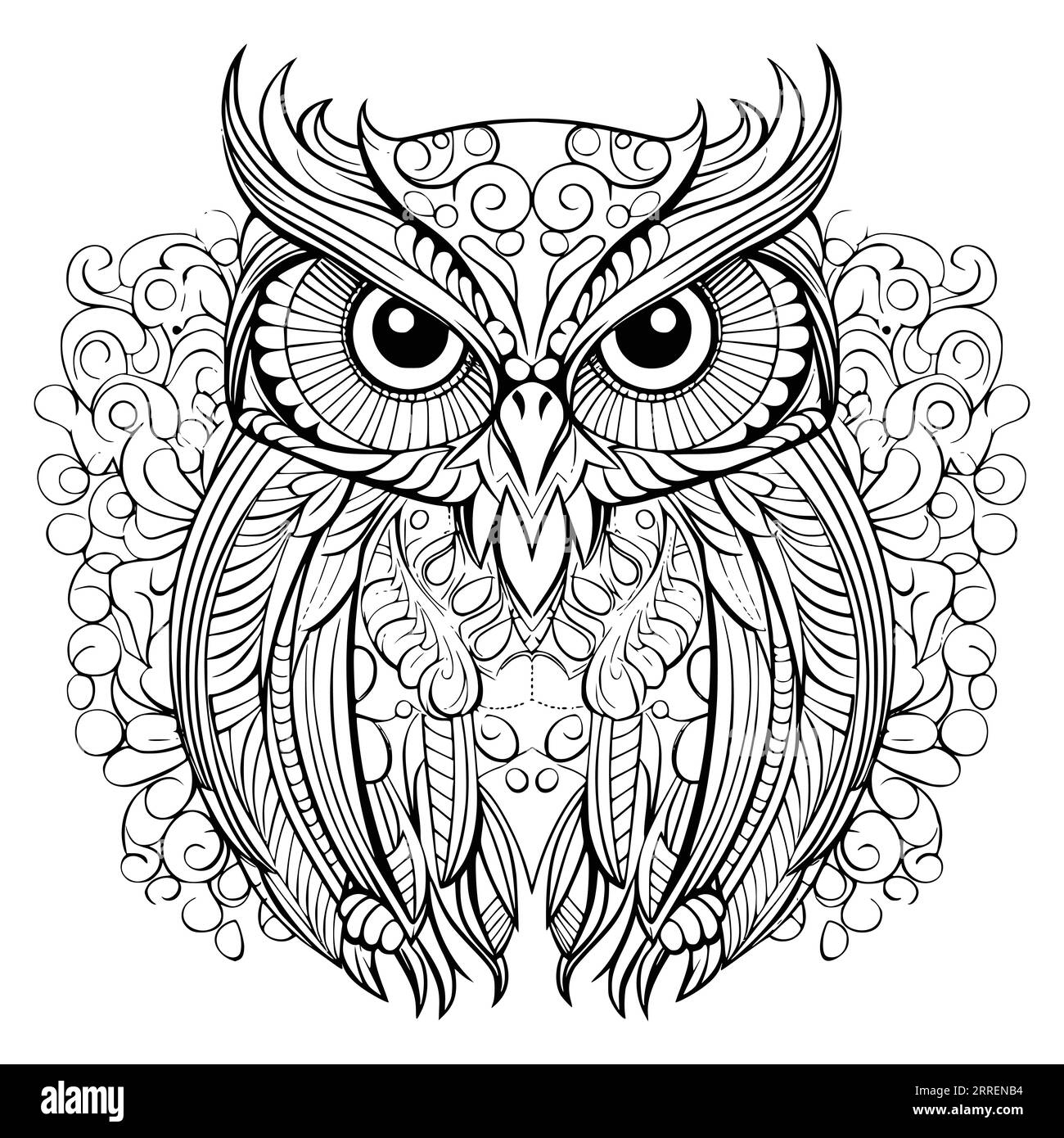 Owl Coloring Pages Printable Hi res Stock Photography And Images Alamy Owl Coloring Pages Printable Hi res Stock Photography And Images Alamy