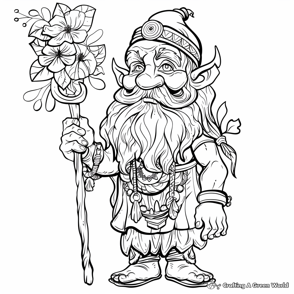 Pagan Coloring Pages Free Printable 
