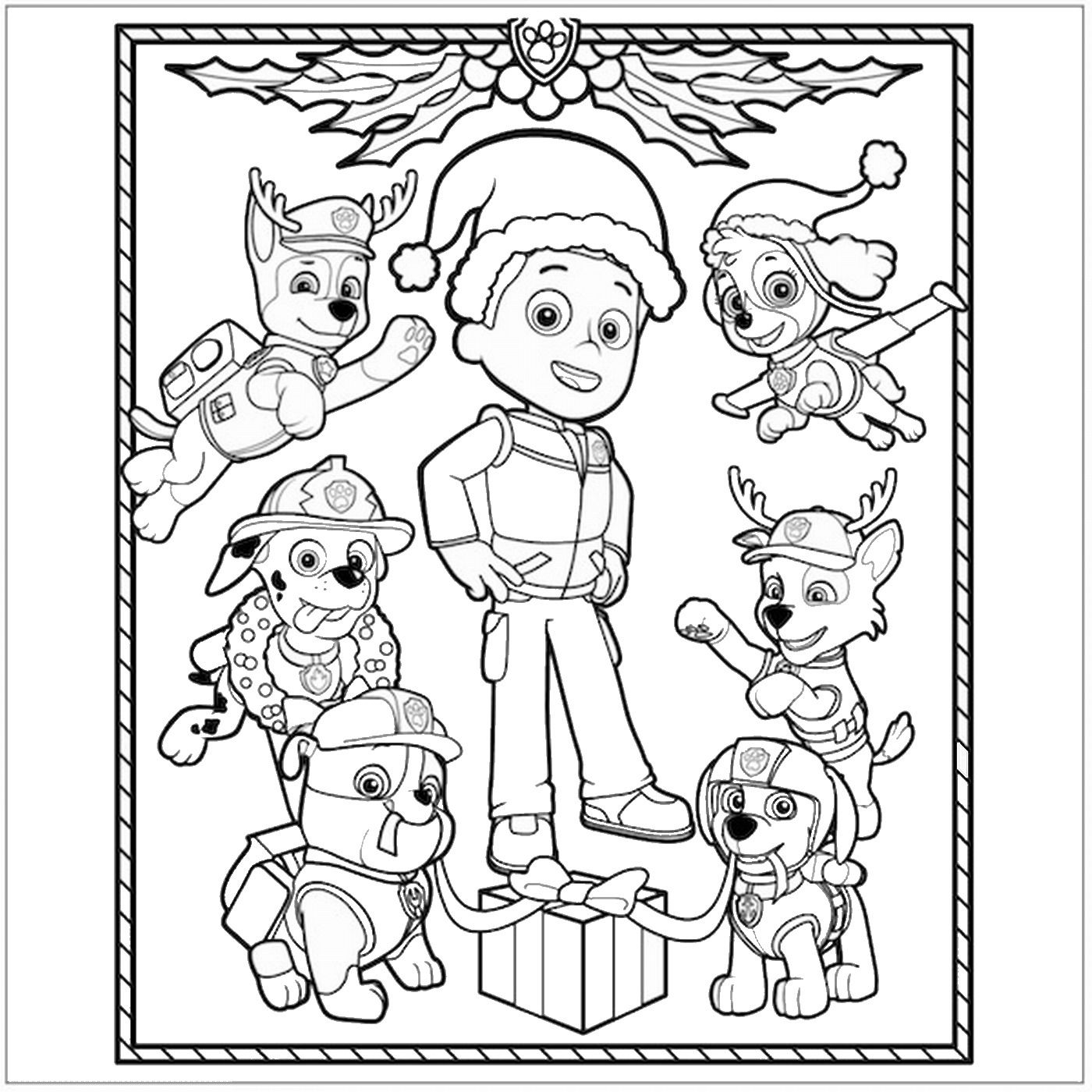 Paw Patrol Coloring Pages Coloring Home