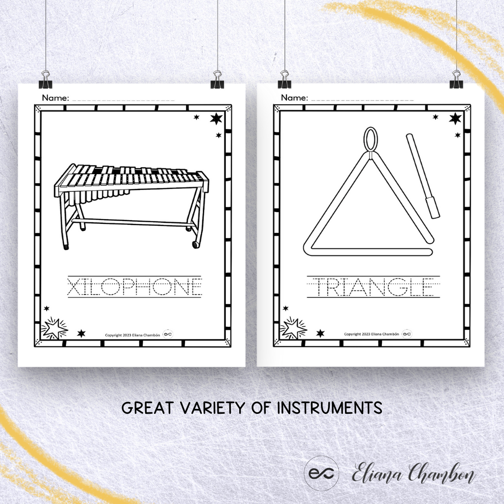 Percussion Instruments Music Coloring Pages Classroom Musical Instruments Made By Teachers