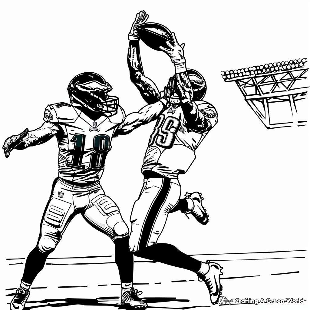 Philadelphia Eagles Coloring Pages Free Printable 
