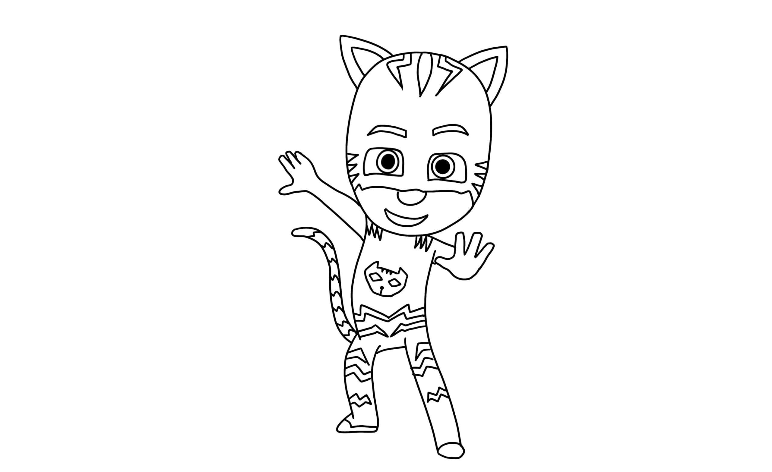 PJ Masks Coloring Pages and Colored Paper Ioanna Ladopoulou Art Design