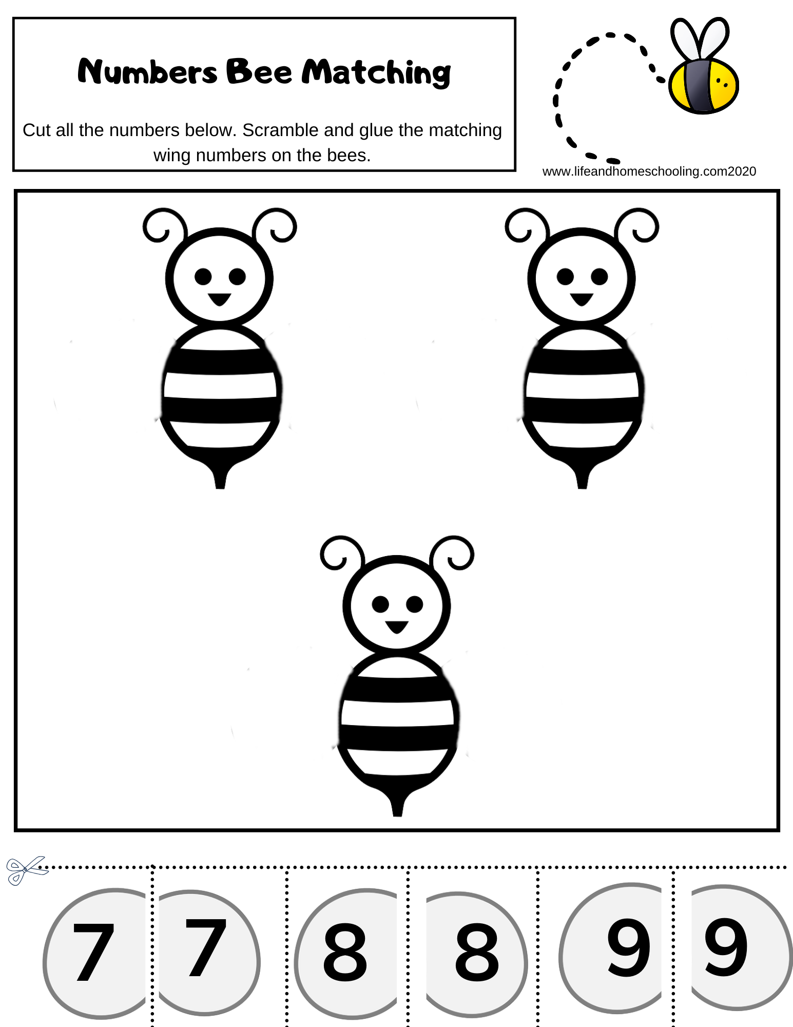 Preschool Number Matching Activity Worksheets Made By Teachers Preschool Number Matching Activity Worksheets Made By Teachers